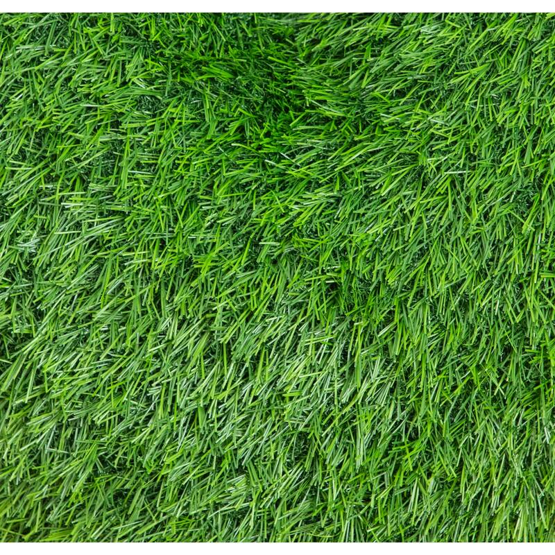 20-in UV Resistant Artificial Heart Shaped Grass Pillow Cushion