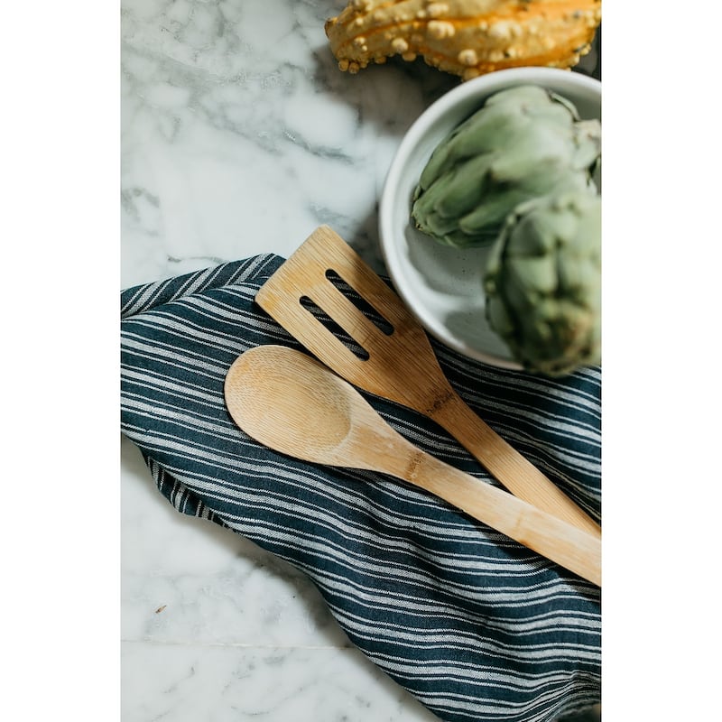 Caravan Boat Stripe Tea Towels Set of 2