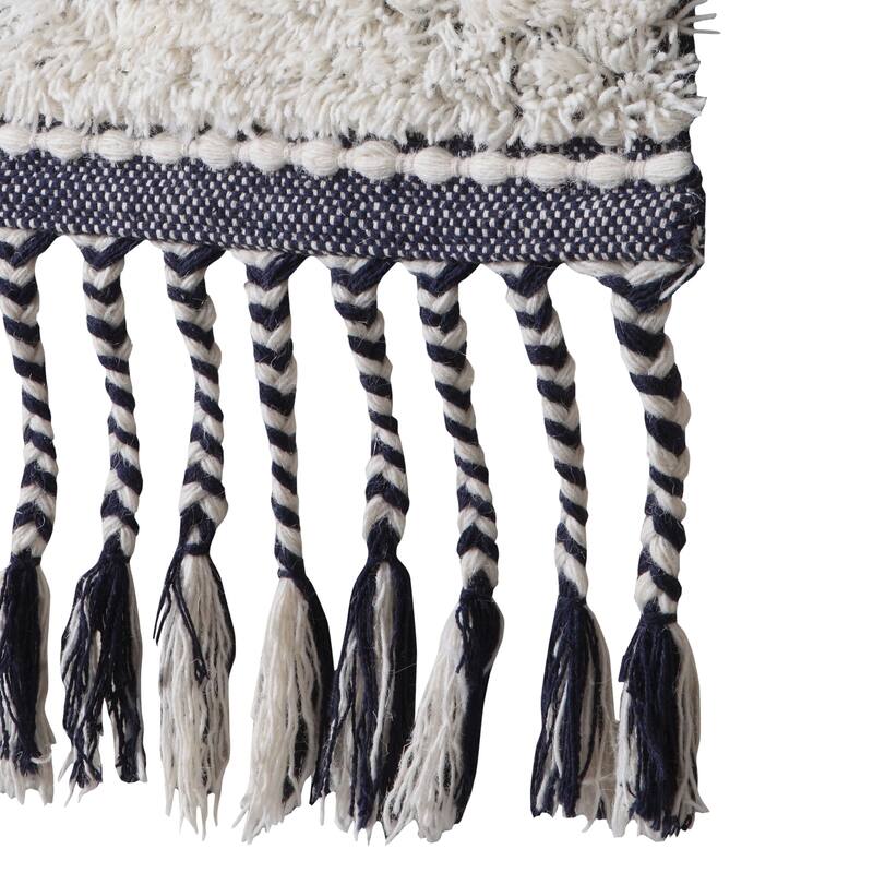 Sevita Modern Cloudy Day Woven Wall Hanging - 19" x 35"