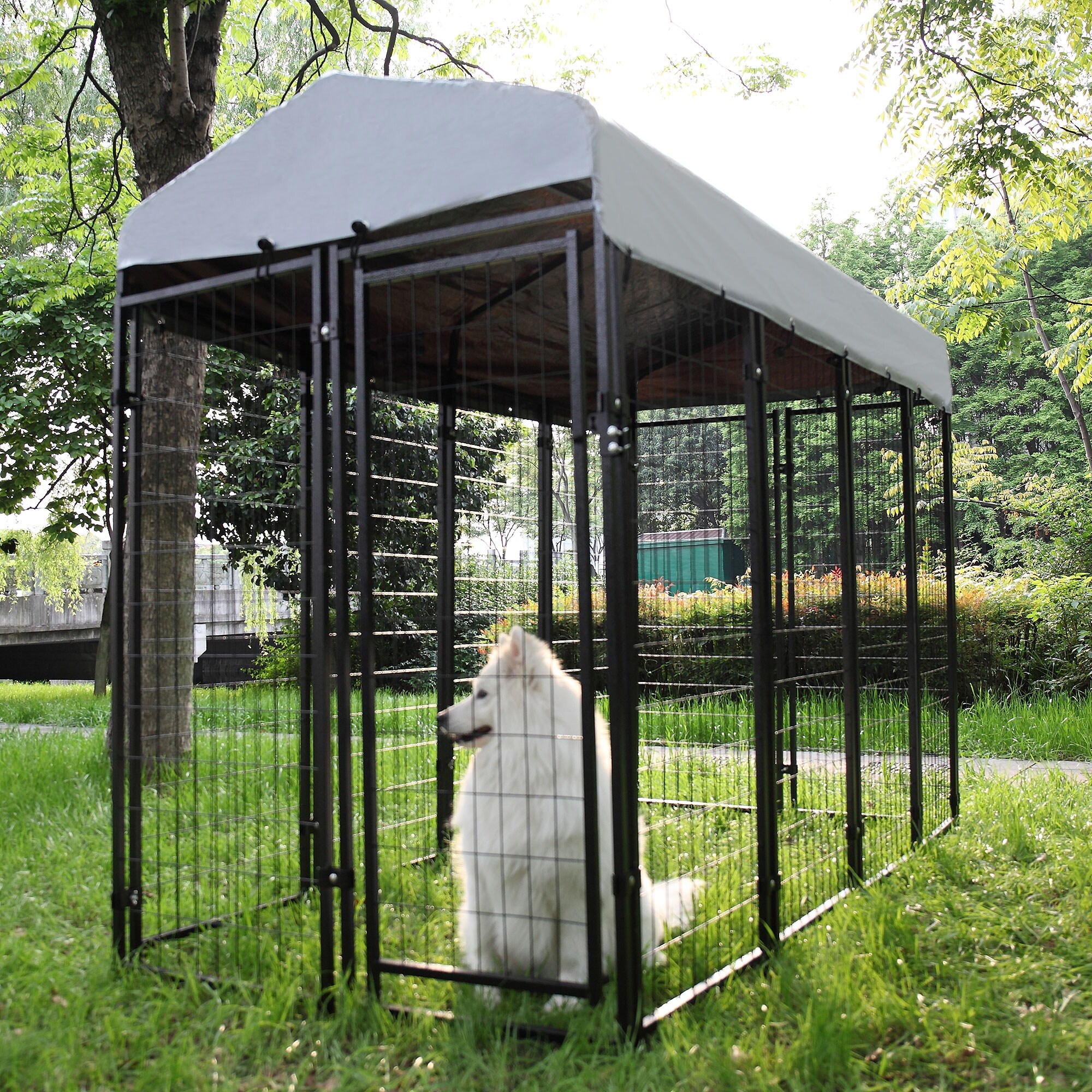 Dog kennel roof cover on sale