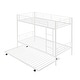 preview thumbnail 45 of 51, Twin over Twin Metal Bunk Bed with Trundle, Dividable Design