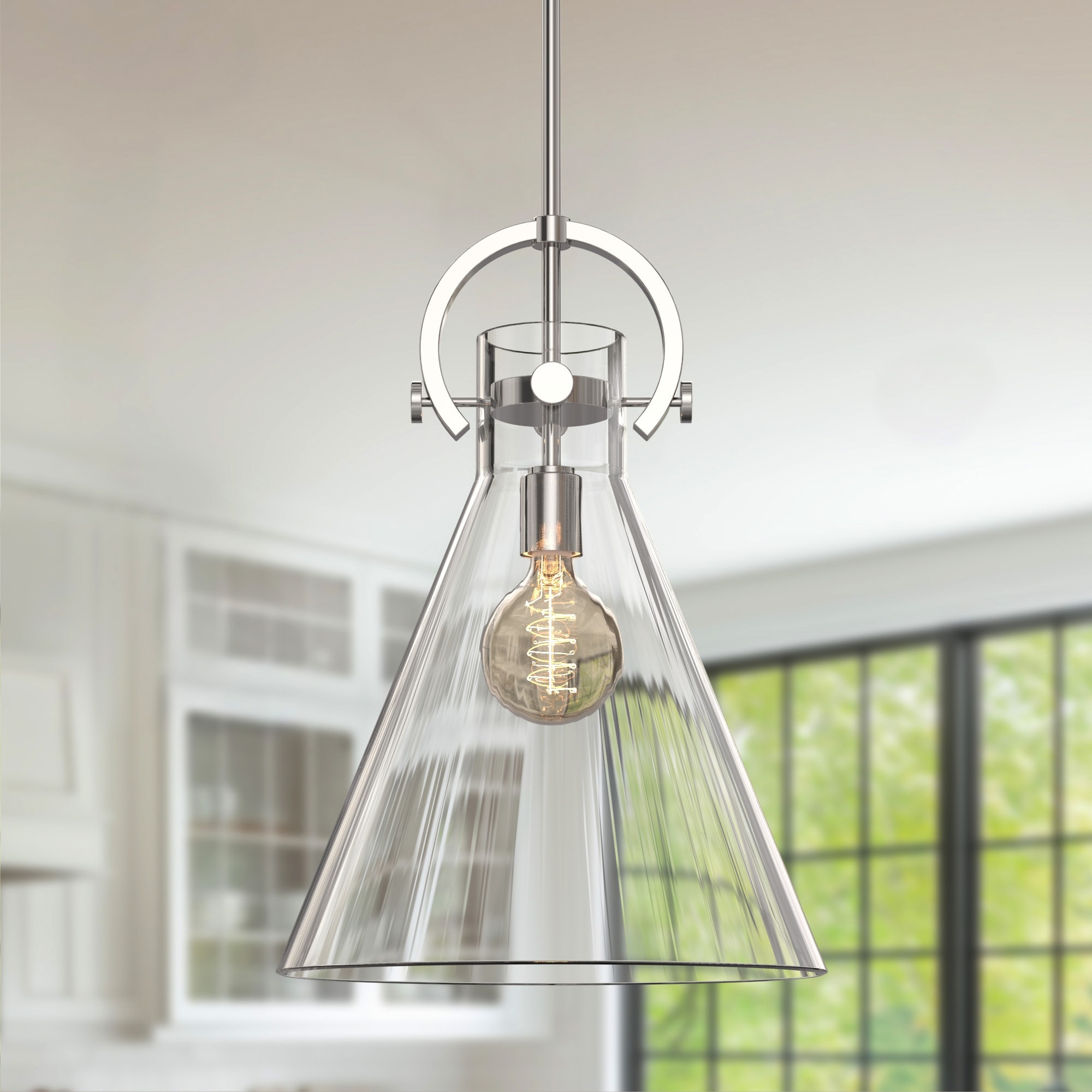 みんなが待ってた！＼再入荷待ち／人気ランキング 1-Light YANSUN Pendant Shade Cone Flared 14-Inch with Light マジック：ザ・ギャザリング