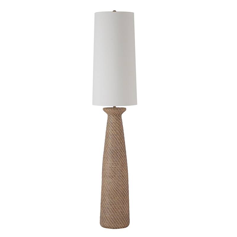 Nathalie 66.75" Height Floor Lamp, Cream - 14 x 14 x 66.75"