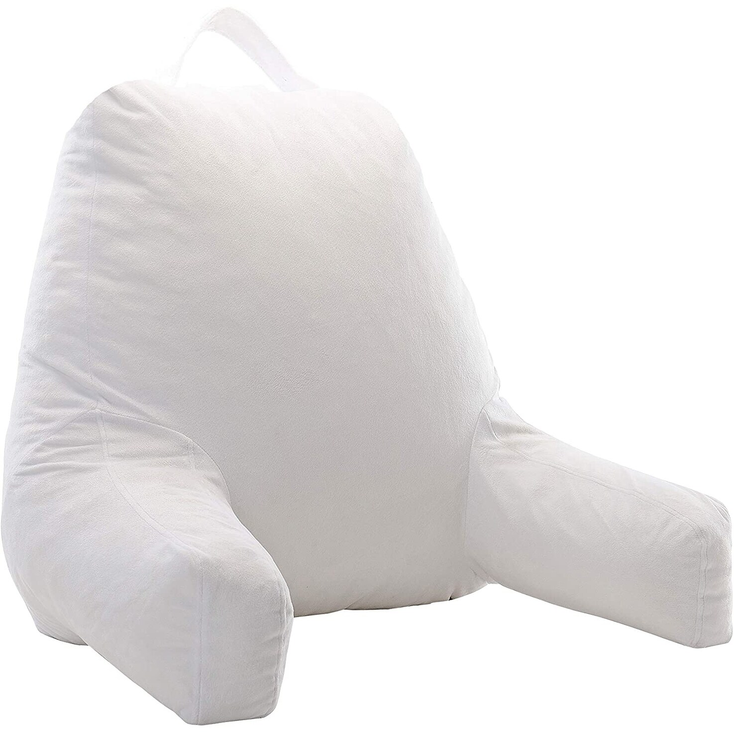 bed pillow with armrest
