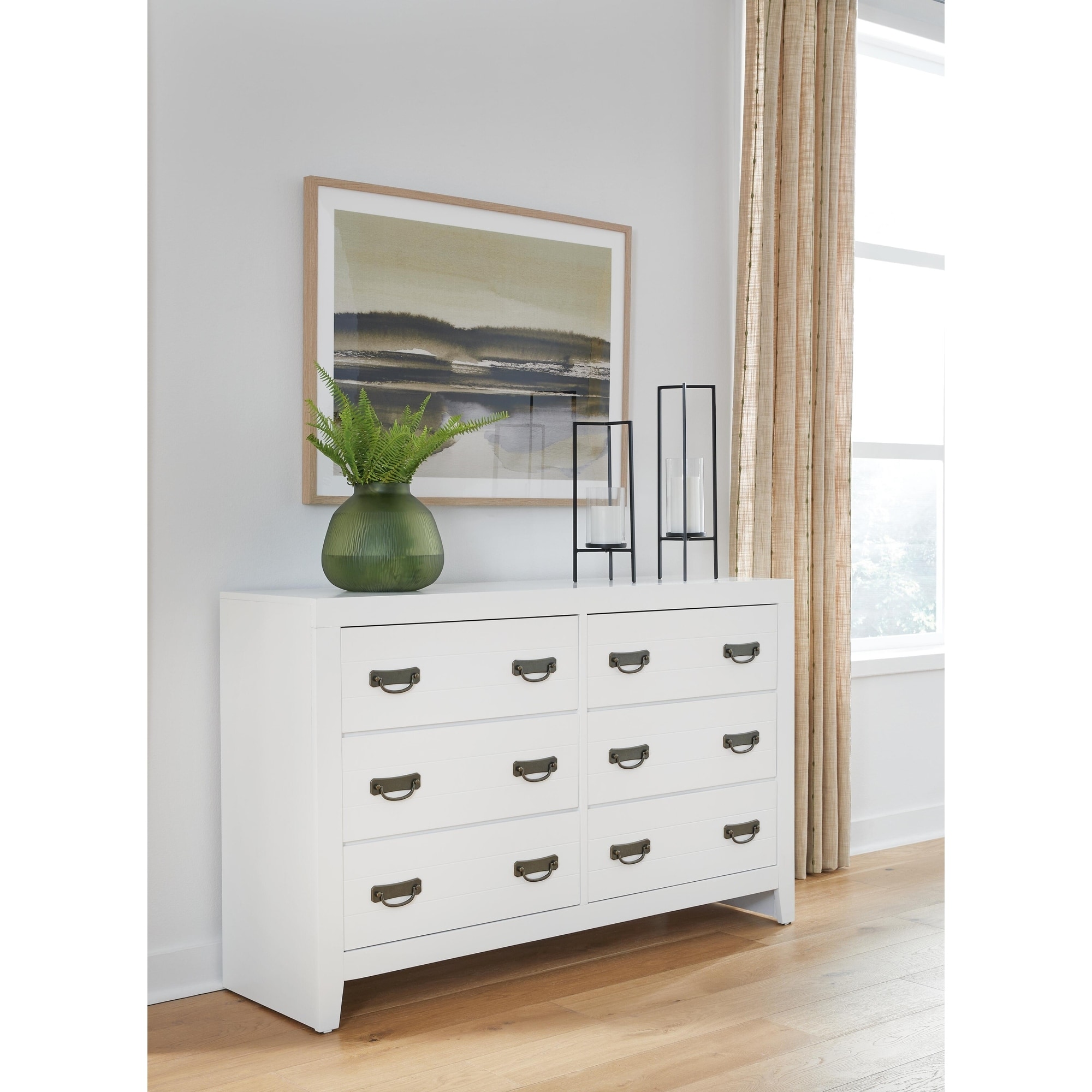 Signature Design by Ashley Binterglen White Dresser