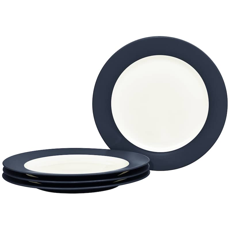 Noritake Colorwave Set Of 4 Rim Salad Plates, 8-1/4" - Navy