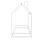 preview thumbnail 8 of 9, Twin Size House Bed with Playhouse Design, Sturdy Pine Wood Frame for Kids' Comfort and Fun