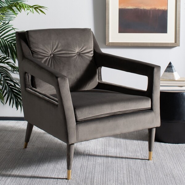 Mara grey velvet chair clearance
