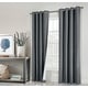 preview thumbnail 17 of 28, ThermaPlus Ventura Total Blackout Foamback Grommet Curtain Panel Pair