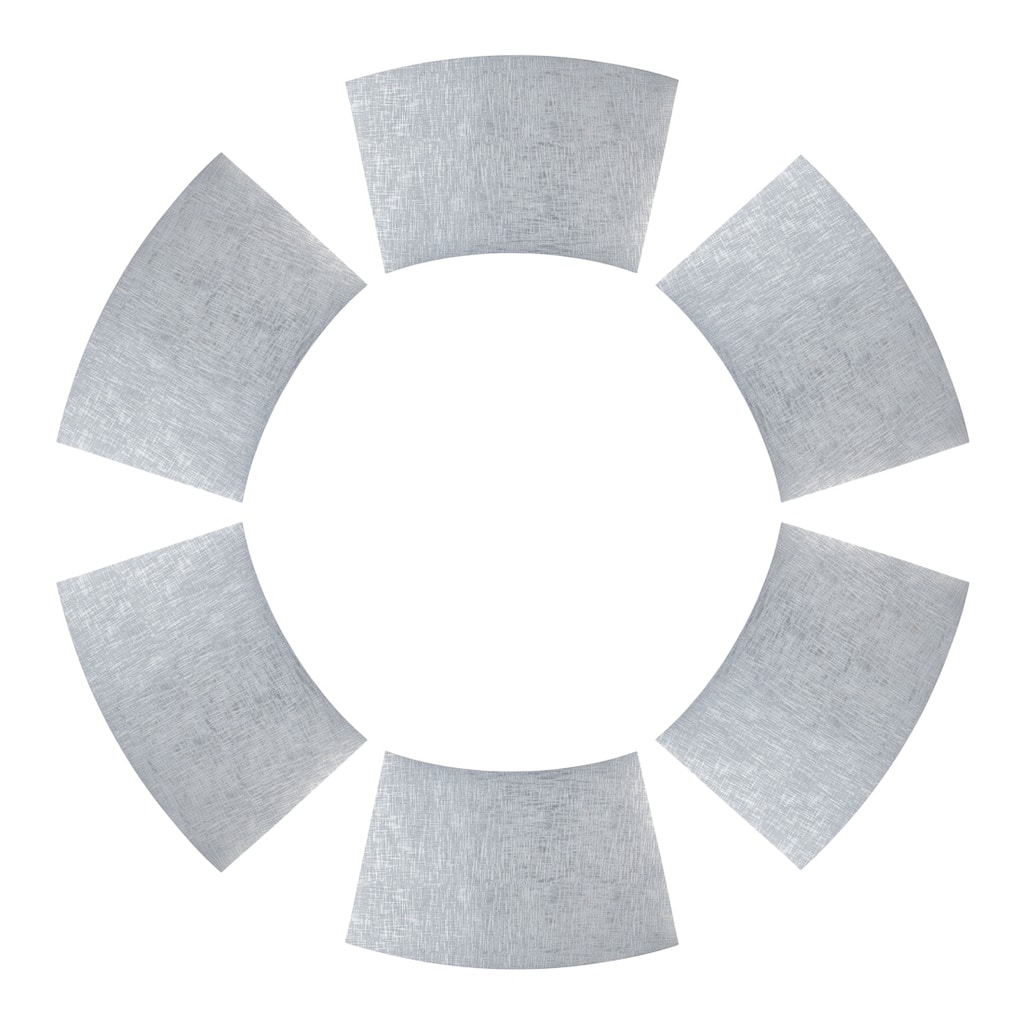 6 Pack Place Mats, Faux Leather Placemats for Kitchen Dining Table Decor Heat Resistant Table Placemats Wipeable Table Mat