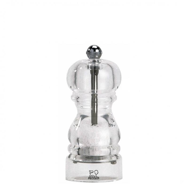 Peugeot Nancy 4.75 Inch Salt Mill, Acrylic