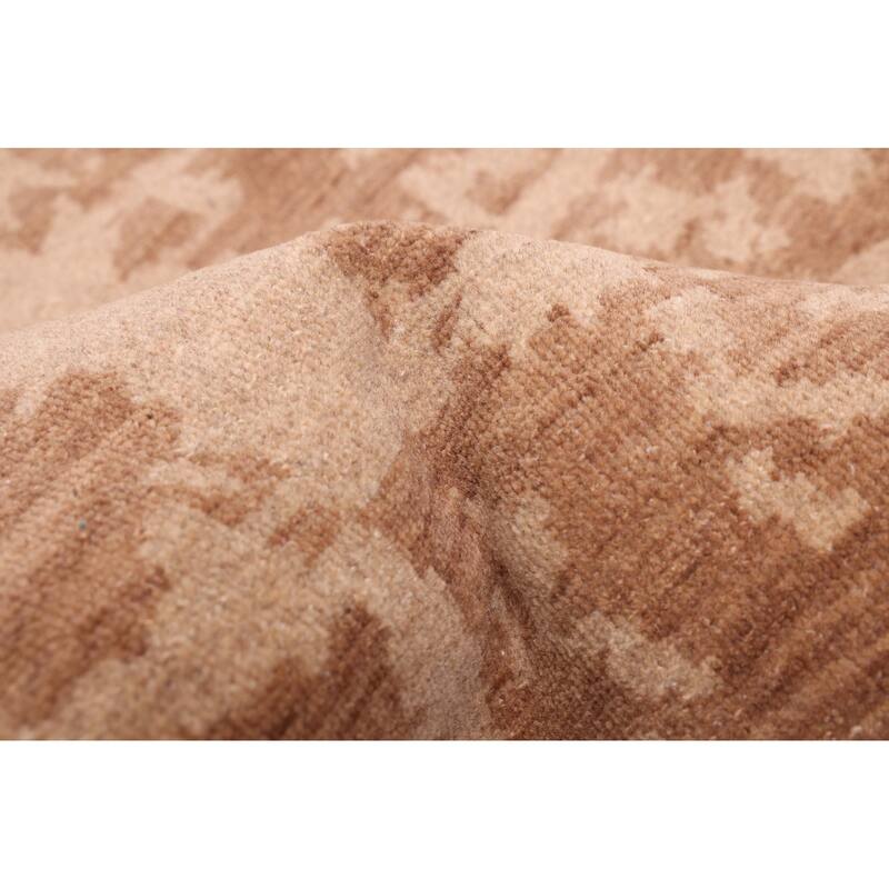 ECARPETGALLERY Hand-knotted Legacy Tan Wool Rug - 7'11 x 10'2