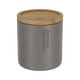 preview thumbnail 41 of 63, Sleek Cotton Pad Holder - Polyresin Bathroom Storage Container with Bamboo Lid - 4 L x 4 W x 4.6H