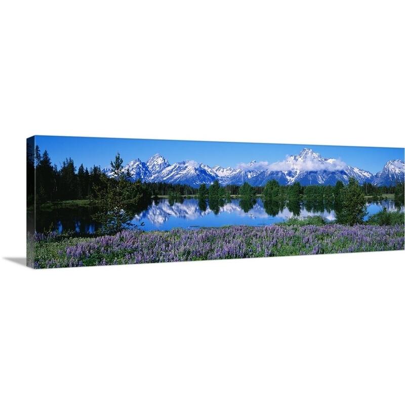 "Teton Range Grand Teton National Park WY" Canvas Wall Art