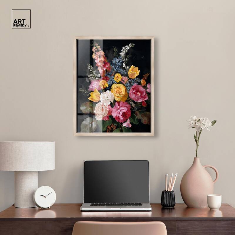 Garden Richness I Shadowbox by Art Remedy