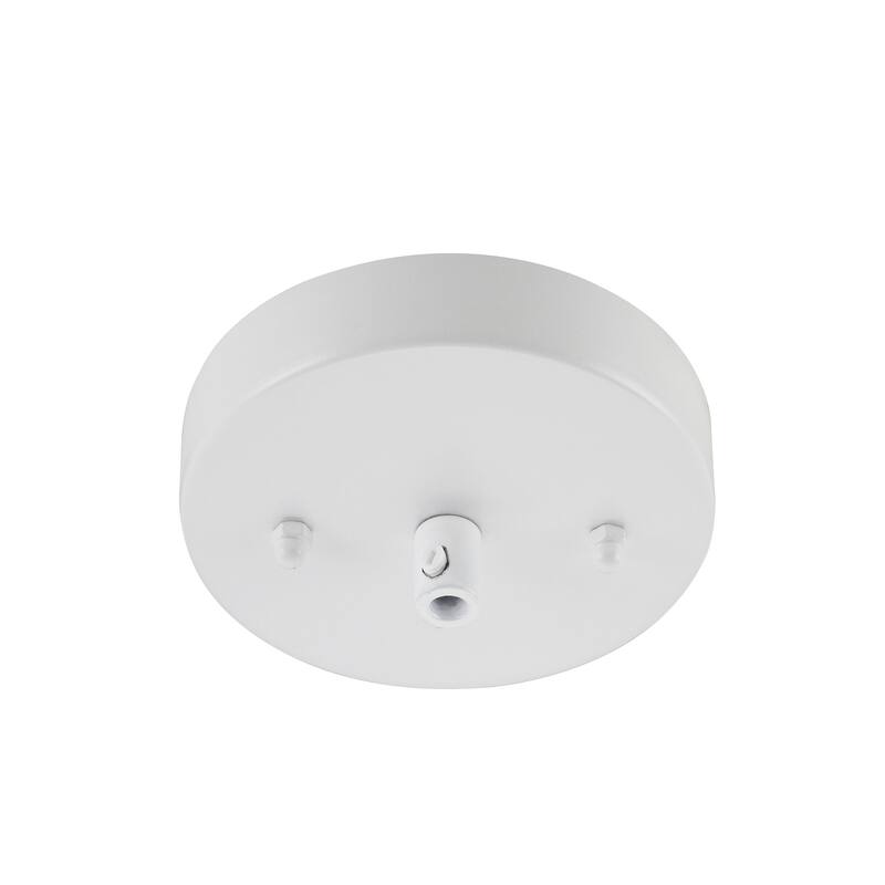 Aspen Creative Canopy Kit Chandelier & Light Fixture Accessories, Matte White - Matte White