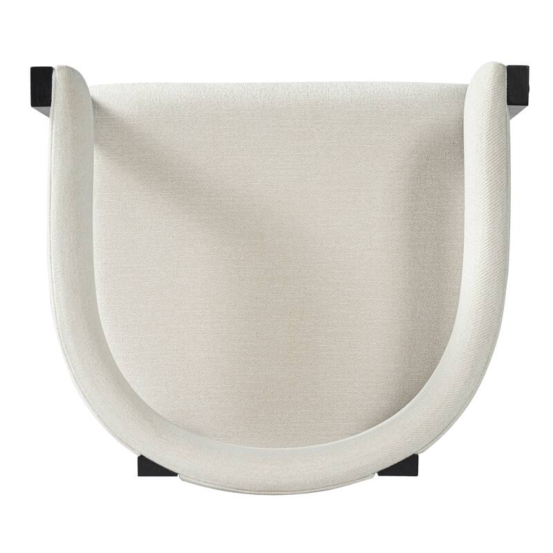 Christopher Knight Home - Julian Modern Upholstered Bar Stool Set with Curved Back and Solid Wood Frame for Dining Spaces