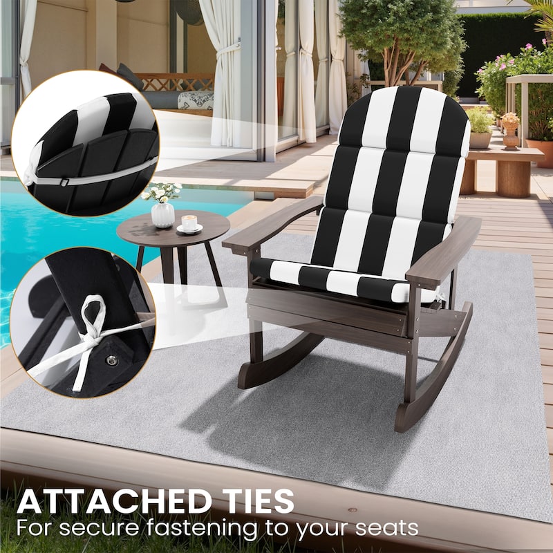 Outdoor Adirondack Chairs Cushion with Sunbrela Fabric