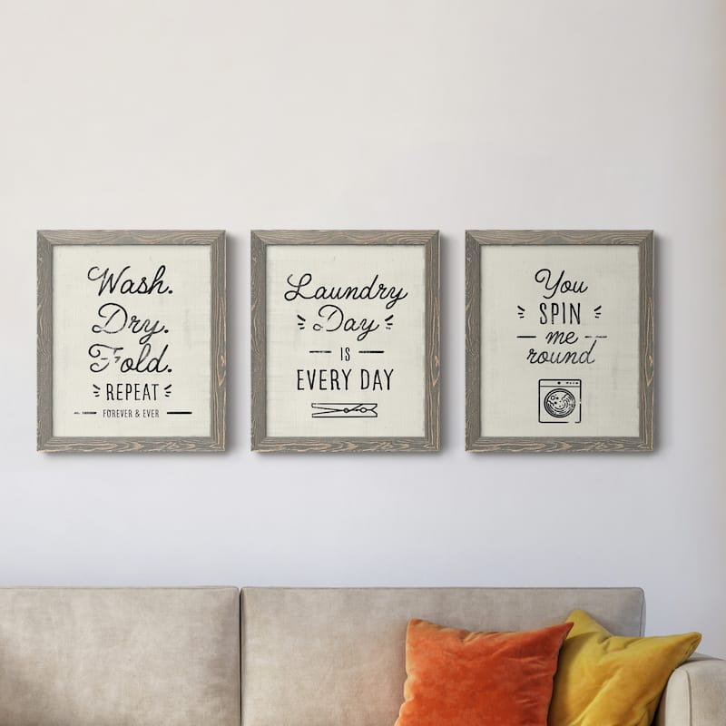 Laundry Room I-Premium Framed Canvas - Ready to Hang - Multi-Color