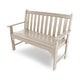 preview thumbnail 5 of 11, POLYWOOD Vineyard 48" Outdoor Bench Sand