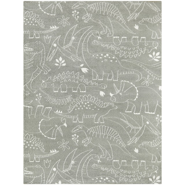 Mod-Tod Parker Dinosaur Kids Area Rug