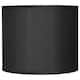 Classic Drum Faux Silk Lamp Shade 8-inch to 16-inch Available - 12" - Black