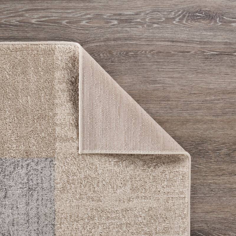 Sevita Multicolored Modern Color Block Area Rug