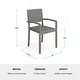 preview thumbnail 13 of 21, Martha Stewart 7pc Rattan Patio Dining Set - 6 Chairs, Table - 62"D x 39"W x 30"H
