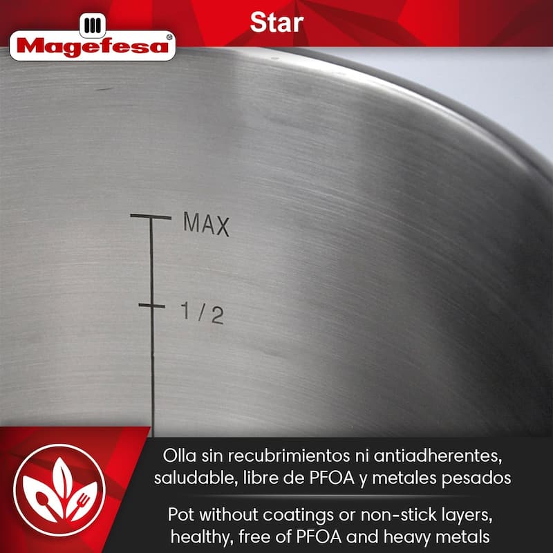 Magefesa Star Stainless Steel Pressure Cooker