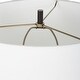 preview thumbnail 6 of 6, Uttermost Fralin White Table Lamp - 30.5'' H X 17'' W X 17'' D