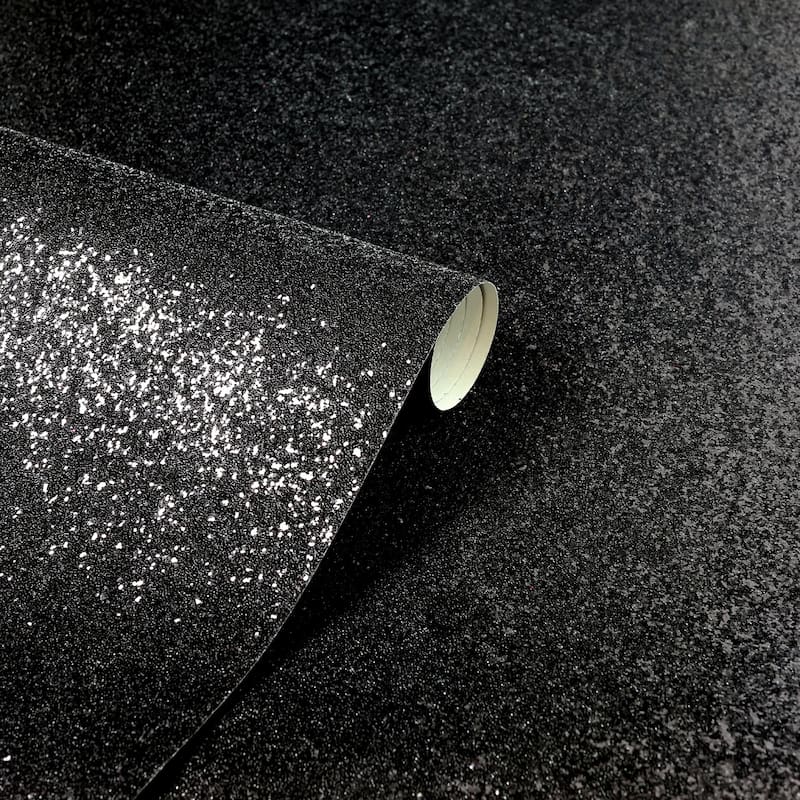 Arthouse Jacqueline Black Sequin Wallpaper