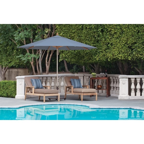 Shop Black Friday Deals On Simplyshade Ibiza 11 Wood Aluminum Umbrella Overstock 28077663