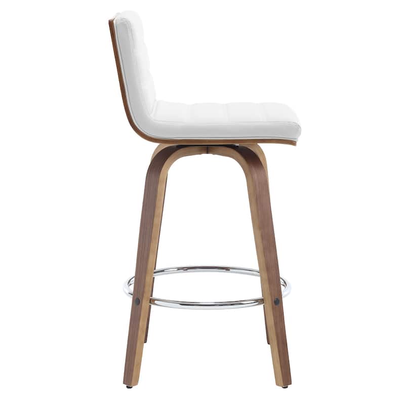 26"/29" Faux Leather Swivel Bar/Counter Stools, Set of 2/3
