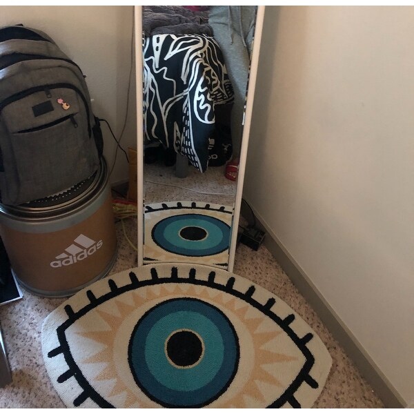 Top Product Reviews For Novogratz By Momeni Cucina All Seeing Eye Kitchen Mat 27792419 Overstock