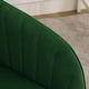 preview thumbnail 81 of 81, Adjustable Velvet Office Chair with Wheels, Ergonomic Swivel Study Desk Chair, Upholstered Task Chair with Backrest Seat - N/A