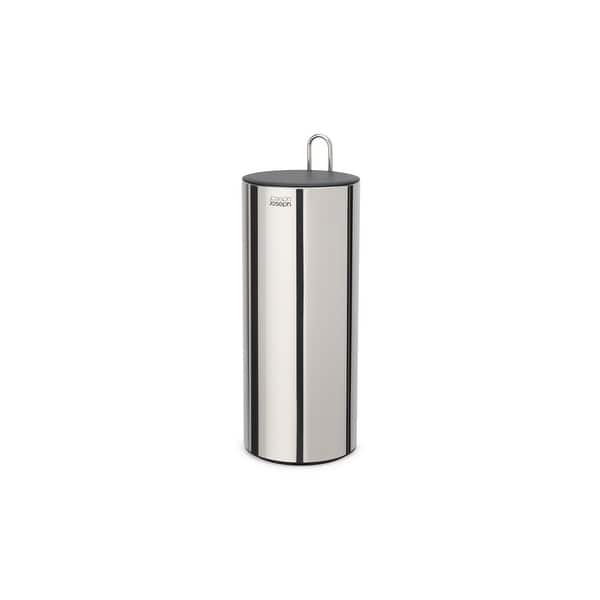 slide 2 of 5, Joseph Joseph EasyStore Luxe Concealed Toilet Paper Holder - Stainless Steel