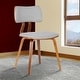 preview thumbnail 9 of 7, Carson Carrington Ladeplads Mid-century Modern Wood & Upholstered Dining Chair