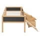 preview thumbnail 6 of 32, Twin size Loft Bed Wood Bed with Two Storage Boxes Gray