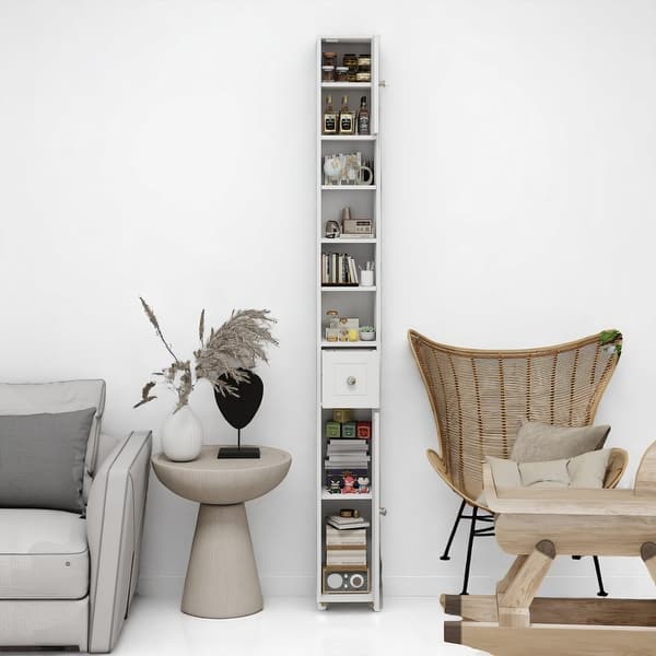 Tall Bathroom Storage Cabinet, 71
