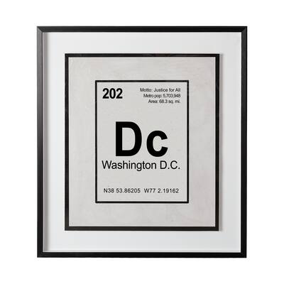 Breaking Washington DC B Framed Art Print