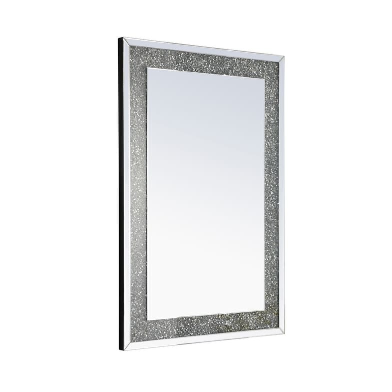 Mio 31.5 Inch Rectangle Crystal Mirror In Clear Finish - 47 inches