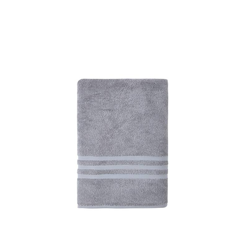 Ozan Premium Home 100% Turkish Cotton Sienna Luxury Collection Bath Towel - Grey