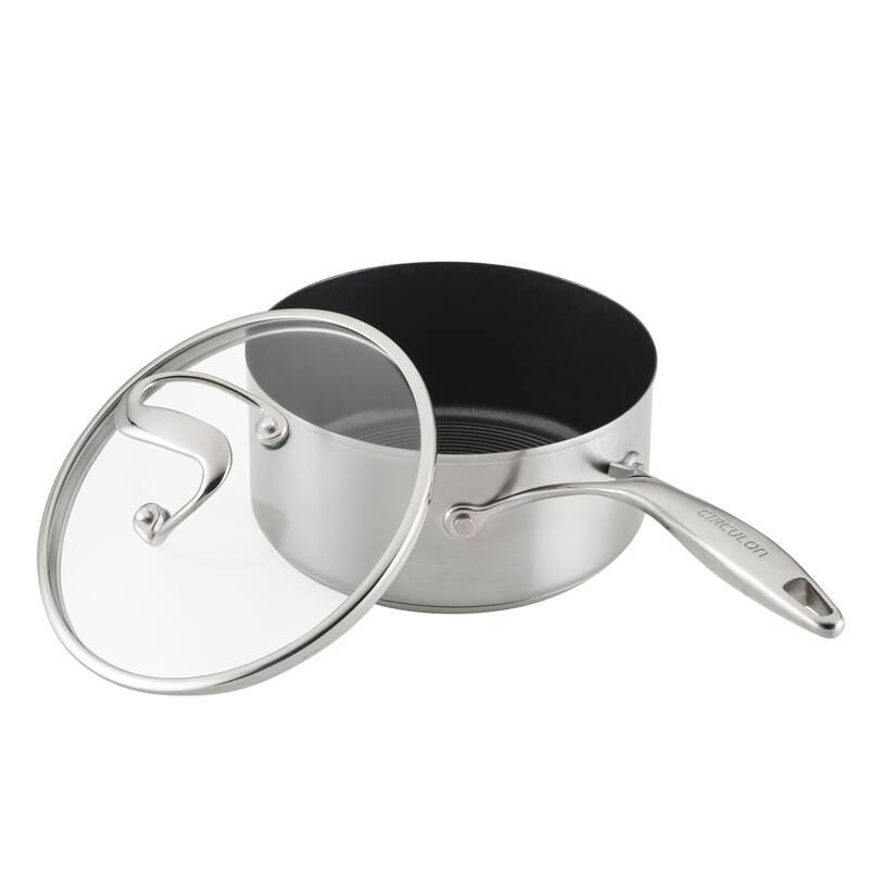 Circulon Stainless Steel Induction Cookware Set with SteelShield Hybrid