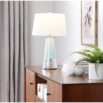 Silver Orchid Karina 22" Ceramic Table Lamp