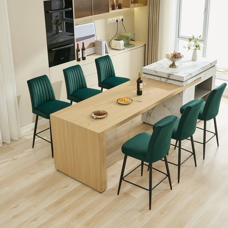 Bar Chair For Bedroom, Dining Room,Design Is Simple, The Cushion Is Comfortable,