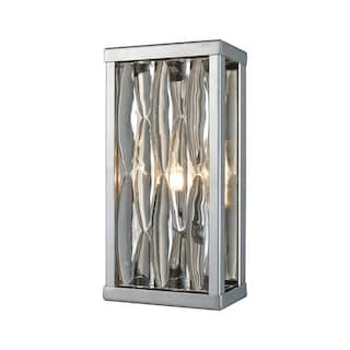 Riverflow 5-inch Wide 1-Light Vanity Light in Polished Chrome - 5