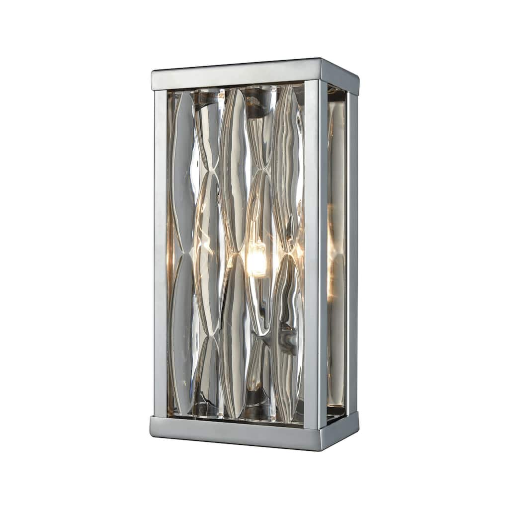 Riverflow 5-inch Wide 1-Light Vanity Light in Polished Chrome - 5
