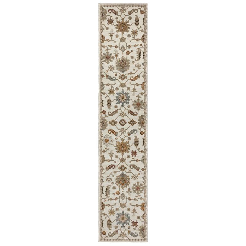 HomeRoots Oriental Traditional Rectangle Area Rug