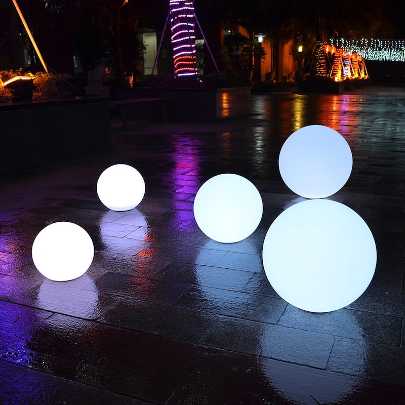 Modern Home LED Glowing Sphere with Infrared Remote Control