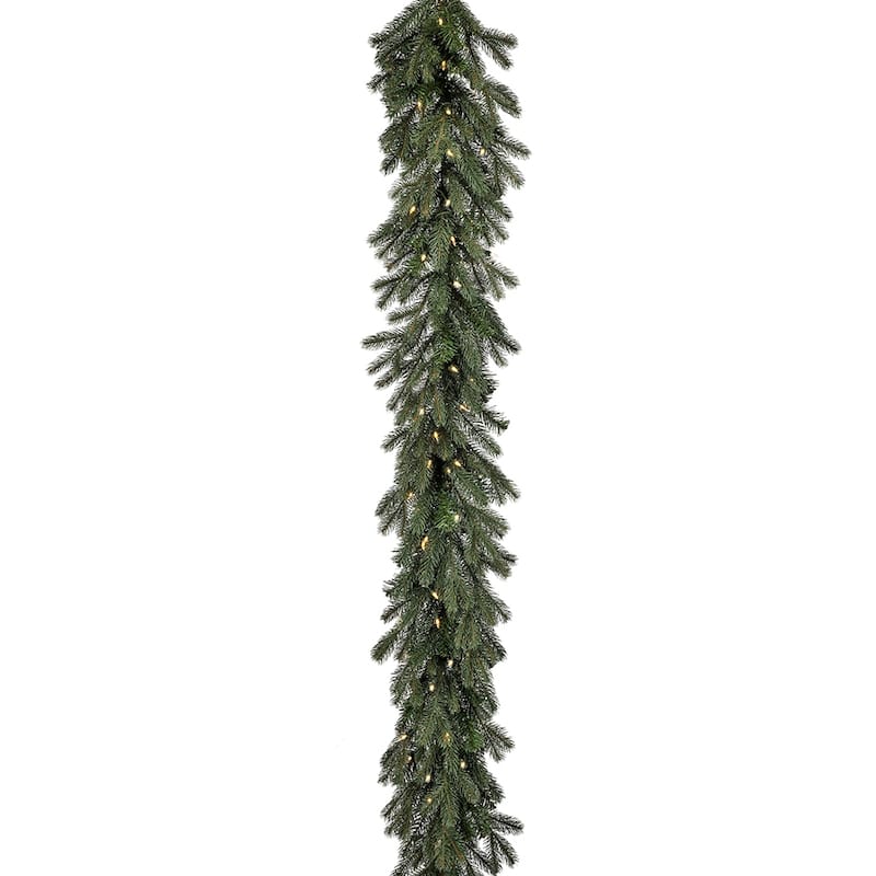 6'x12"D LED Colorado Garland - Blue Green